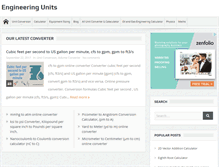 Tablet Screenshot of engineeringunits.com